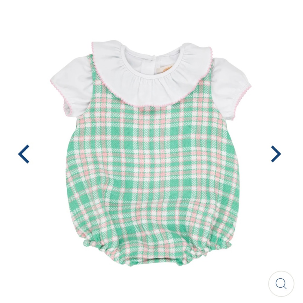 TBBC Brooksy Bubble Set
Putney Plaid Worth Avenue White & Palm Beach Pink Picot